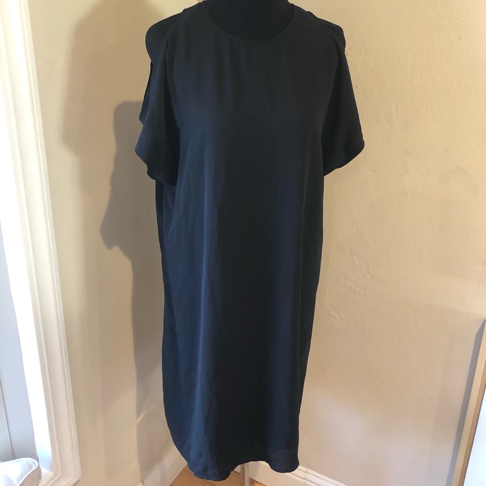 Cold Shoulder Black Dress